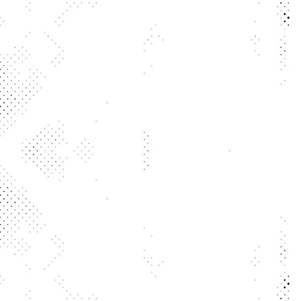 Чорно Білий Гранжевий Візерунок Абстрактний Фон Точками Векторні Ілюстрації — стоковий вектор