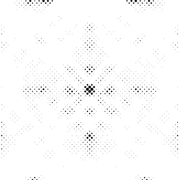 Abstract Black White Grunge Background Dots Vector Illustration — Stock Vector
