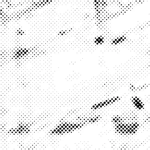 黑白混沌单色图案 抽象阴影和白噪声纹理 — 图库矢量图片