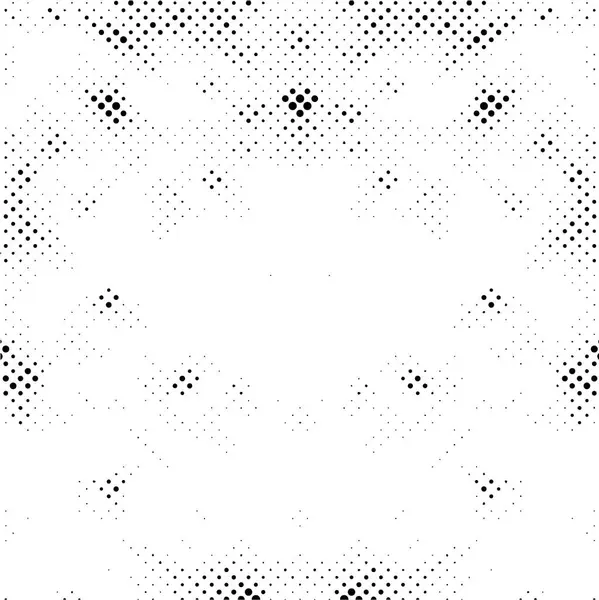 Abstract Black White Background Dots Modern Grunge Texture Vector Illustration — Stock Vector
