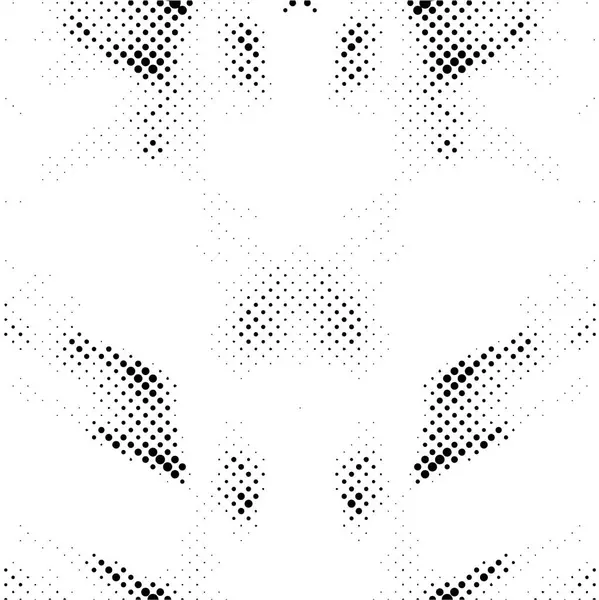 Motifs Monochromes Chaotiques Noirs Blancs Ombres Abstraites Texture Sonore Blanche — Image vectorielle