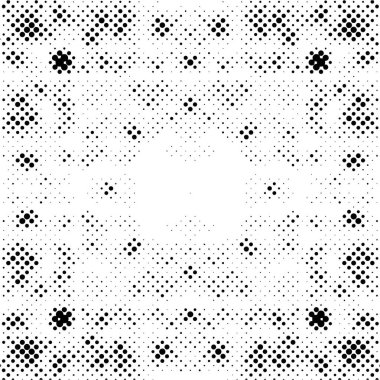 Tek renkli noktalı soyut bir arkaplan. Modern ve grunge dokusu, vektör illüstrasyonu