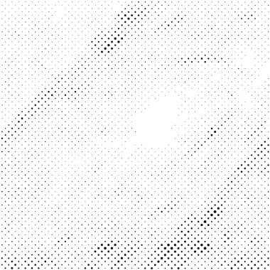 Siyah ve beyaz yarım ton. Mürekkep Yazdırma Arkaplanı. Noktalı Grunge dokusu. Vektör illüstrasyonu