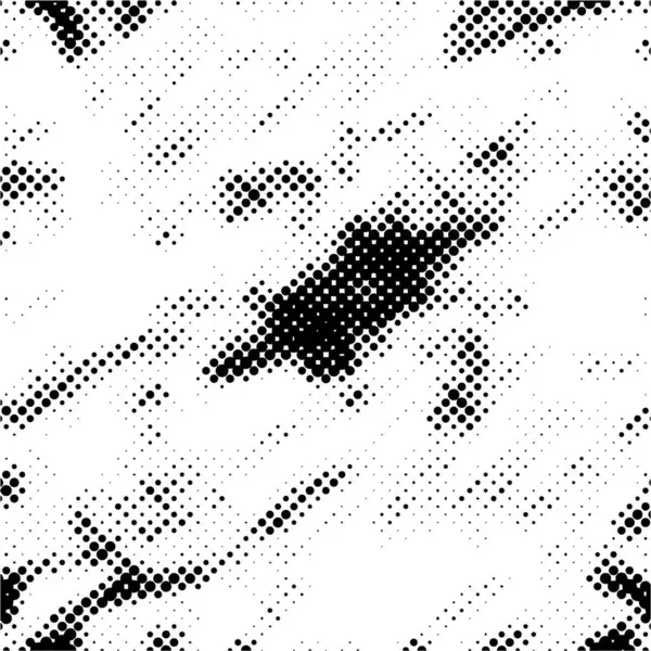 Abstracte Zwart Wit Achtergrond Gestippelde Textuur Vectorillustratie — Stockvector