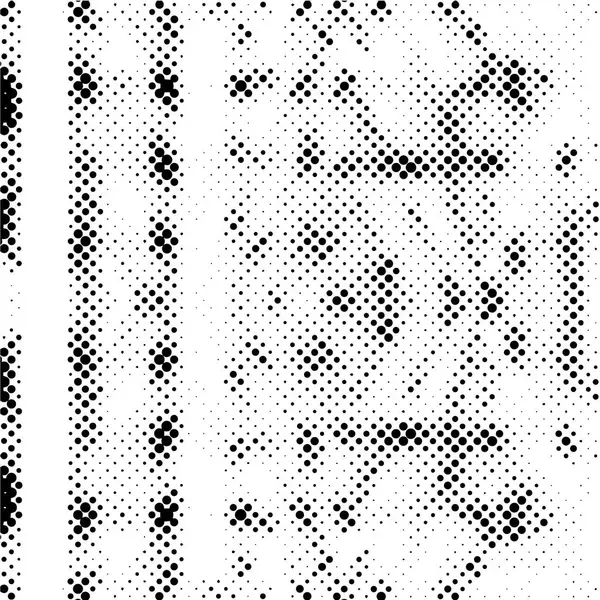 Abstrait Fond Noir Blanc Avec Des Points Texture Moderne Grunge — Image vectorielle