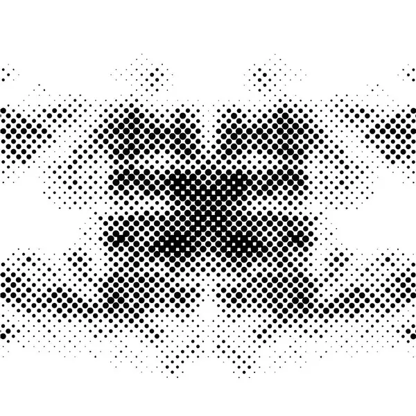 Абстрактный Черно Белый Фон Точками Современная Гранжевая Текстура Векторная Иллюстрация — стоковый вектор
