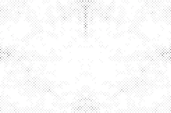 Textura Abstrata Com Meio Tom Preto Branco Grunge Monocromático — Vetor de Stock