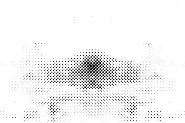 Textura Abstracta Con Grunge Blanco Negro Medio Tono Monocromo — Archivo Imágenes Vectoriales