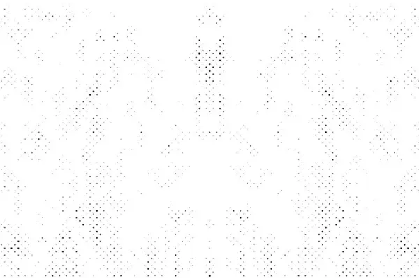 Ghostly Monochrome Distress Vector Textuur — Stockvector