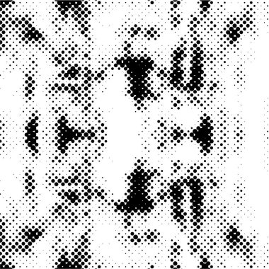 Tek renkli noktalı soyut bir arkaplan. Modern ve grunge dokusu, vektör illüstrasyonu