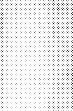 Soyut siyah ve beyaz noktalı arkaplan, tek renkli doku. vektör illüstrasyonu