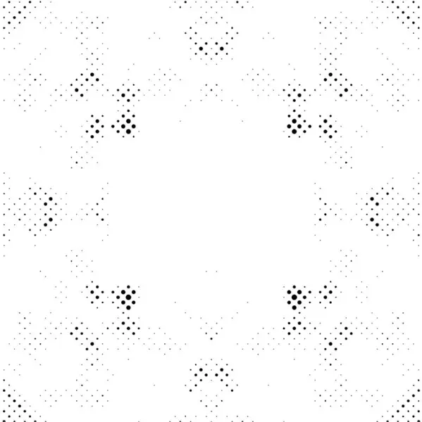 Abstract Black White Background Dots Pattern Modern Grunge Texture Vector — Stock Vector