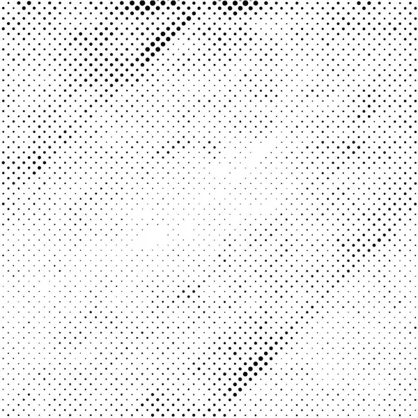 黒と白のハロフトーンパターン インクプリント背景 点検されたグラウンジの質 ベクトルイラスト — ストックベクタ