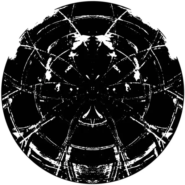 Abstraktní Černobílý Grunge Textura Pozadí — Stockový vektor