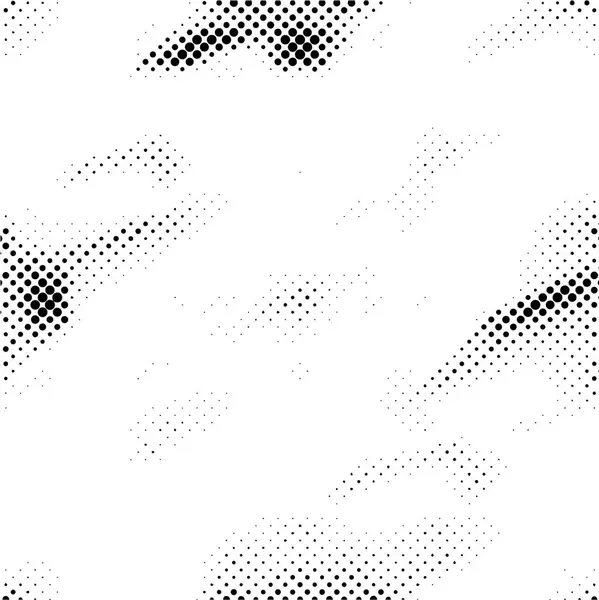 Абстрактний Чорно Білий Фон Монохромна Текстура Точками Векторні Ілюстрації — стоковий вектор