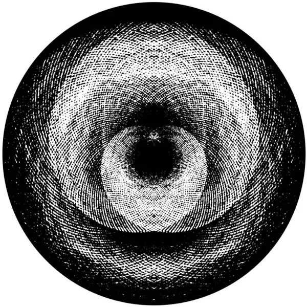 Кругла Векторна Гранжева Текстура — стоковий вектор
