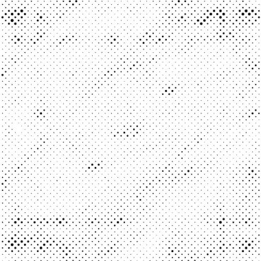 Soyut yarım ton noktalı arkaplan. Tek renkli mozaik grunge deseni