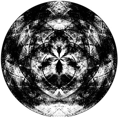 Beyaz arka planda siyah grunge çember damgası. soyut arkaplan, vektör illüstrasyonu