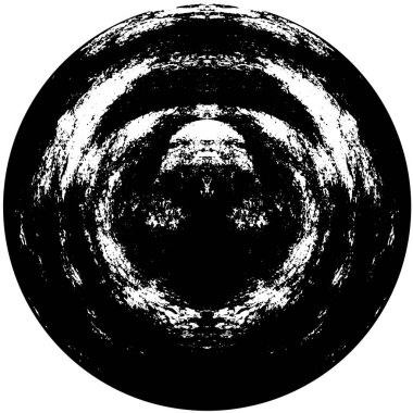 Mürekkep lekeli yuvarlak desen. grunge dokusu