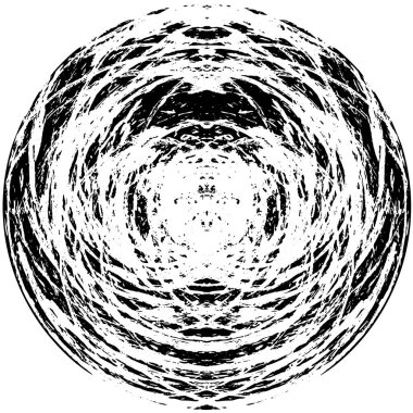 Mürekkep lekeli yuvarlak desen. grunge dokusu