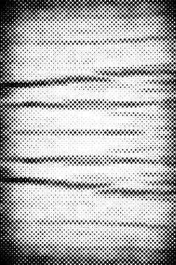 Grunge siyah ve beyaz tehlike dokusu. Noktalı desen