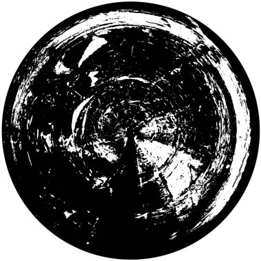 Beyaz arka planda siyah grunge çember damgası. soyut arkaplan, vektör illüstrasyonu
