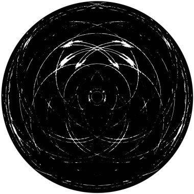 Soyut arkaplan. yuvarlak tek renkli arkaplan