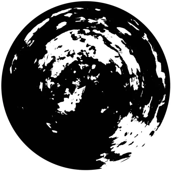 Чорно Білий Монохромний Круглий Фон — стоковий вектор