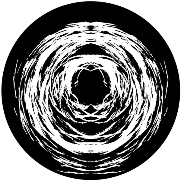 黑白单色圆形背景 — 图库矢量图片