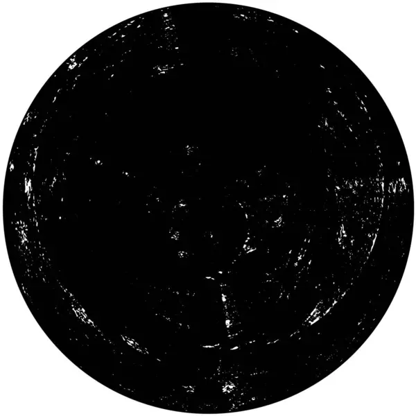 Zwart Wit Monochrome Ronde Achtergrond — Stockvector