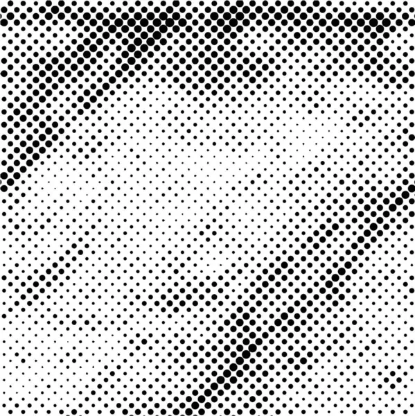 Абстрактний Напівтоновий Плямистий Фон Монохромний Мозаїчний Грандж Візерунок — стоковий вектор