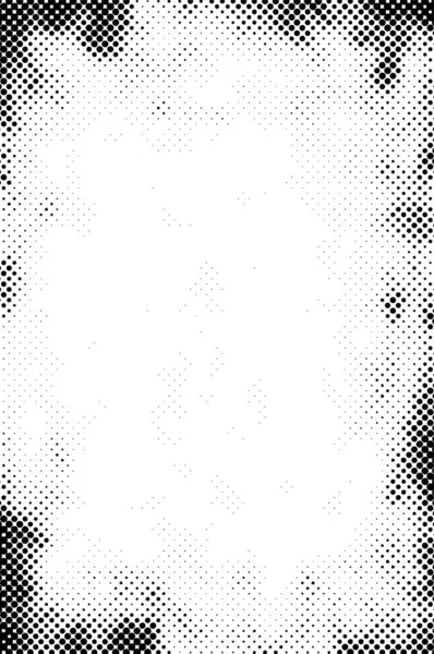 Abstract Halftone Dotted Background Monochrome Mosaic Grunge Pattern — Stock Vector
