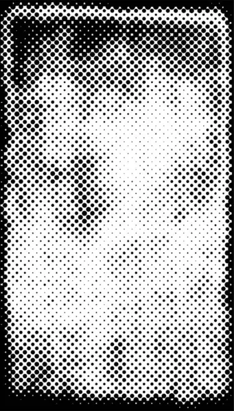 Résumé Demi Ton Fond Pointillé Modèle Grunge Mosaïque Monochrome — Image vectorielle