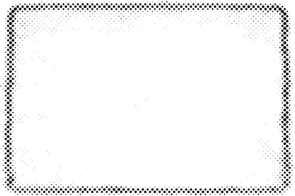 Abstrakcyjne Pół Tonu Kropkowane Tło Wzór Monochromatycznej Mozaiki Grunge — Wektor stockowy