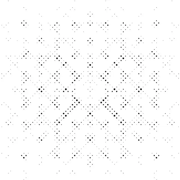 抽象的な黒と白の背景 ドットパターン 現代およびグラウンジの質 ベクトル イラスト — ストックベクタ