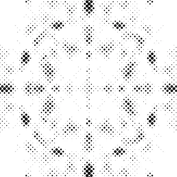 Sfondo Astratto Bianco Nero Schema Puntini Texture Moderna Grunge Illustrazione — Vettoriale Stock