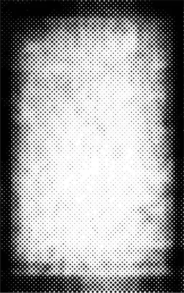 Abstracte Zwart Witte Achtergrond Met Stippen Monochrome Textuur Vectorillustratie — Stockvector