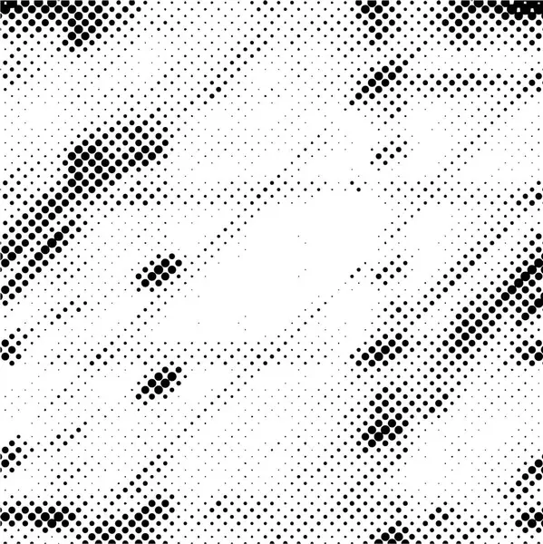 Гранд Напівтонових Чорно Білих Точок Текстури Фону Плямистий Вектор Абстрактна — стоковий вектор