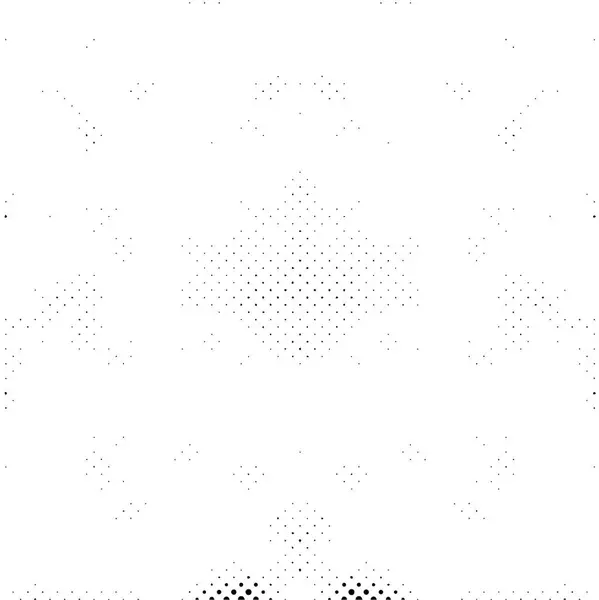 抽象的な黒と白の背景 ドットパターン 現代のグラウンジテクスチャ ベクターイラスト — ストックベクタ
