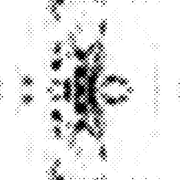 Черно Белый Фон Рисунок Точек Современная Гранж Текстура Векторная Иллюстрация — стоковый вектор