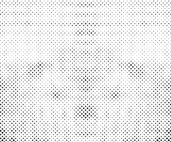 ドットと円のモノクログラウンジパターン 黒と白の抽象的な背景 — ストックベクタ
