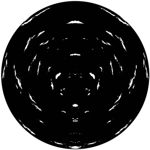 Svart Grunge Cirkel Stämpel Vit Bakgrund Abstrakt Bakgrund Vektor Illustration — Stock vektor