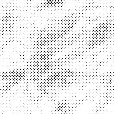 Siyah ve beyaz yarım ton. Mürekkep Yazdırma Arkaplanı. Noktalı Grunge dokusu. Vektör illüstrasyon tasarımı