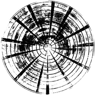 Beyaz arka planda siyah grunge çember damgası. soyut arkaplan, vektör illüstrasyonu