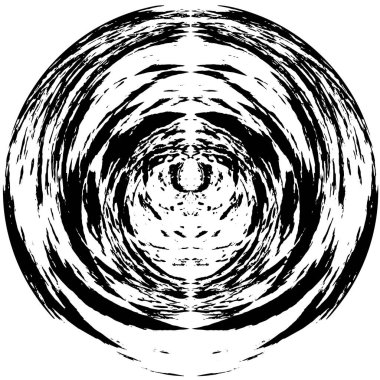 Beyaz arka planda siyah grunge çember damgası. soyut arkaplan, vektör illüstrasyonu