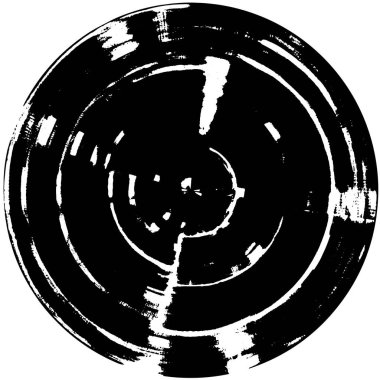 Beyaz arka planda siyah grunge çember damgası. soyut arkaplan, vektör illüstrasyonu