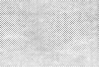 Noktalı, tek renkli desenli, soyut siyah beyaz arka plan. vektör illüstrasyonu