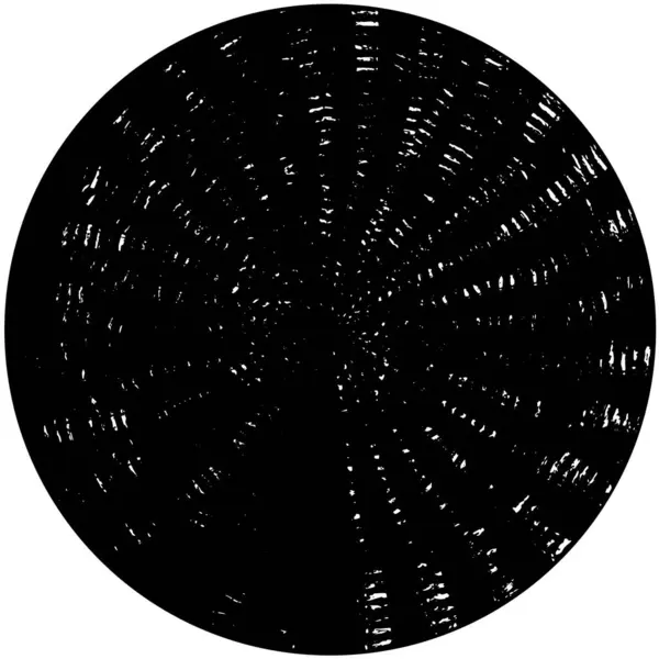 白い背景の抽象的な黒い円形の形のスタンプ Web コーポレートアイデンティティ カード プリントなどのグラフィックデザイン要素 ベクトルイラスト — ストックベクタ