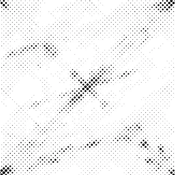 Fondo Grunge Blanco Negro Abstracto Textura Monocromática Con Puntos Ilustración — Vector de stock