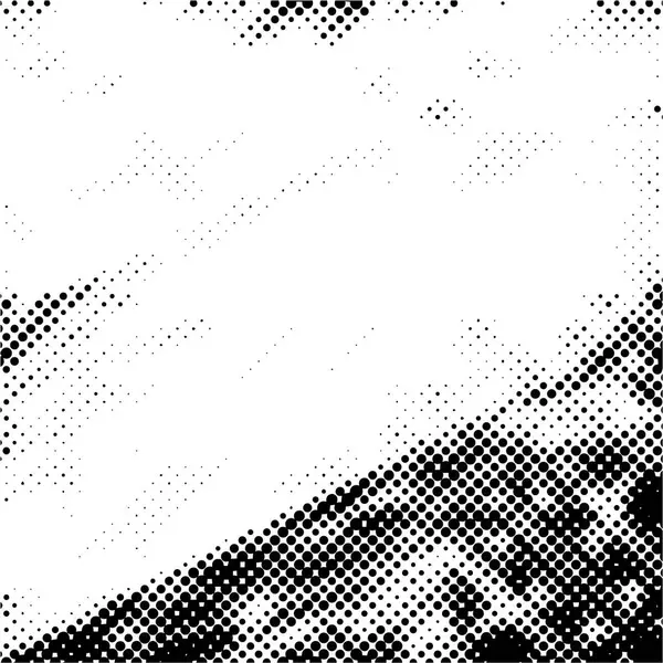 黒と白のグラウンジの背景 ドットと抽象的なモノクロのテクスチャ ベクターのイラスト — ストックベクタ